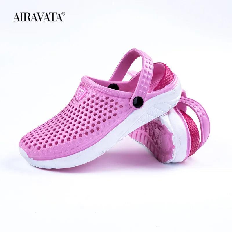 Unisex Summer Beach Sandals Ladies Clogs Slipper Men Flat Anti-Slip Flip Flops for Women - Lojêra